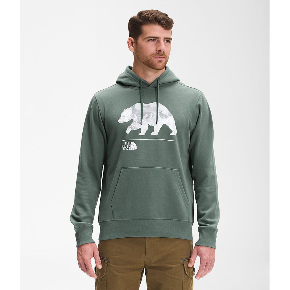 The North Face Pullover Mens Australia - The North Face Bearscape Green (DKG-710342)